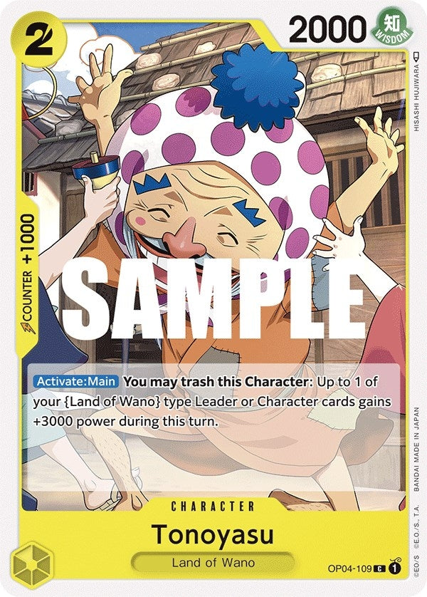 Image for Tonoyasu (OP04-109) (Kingdoms of Intrigue) (OP04) - One Piece Card Game