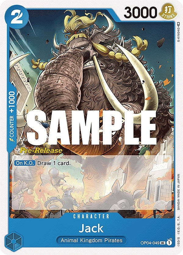 Image for Jack (OP04-049) (Kingdoms of Intrigue Pre-Release Cards) (OP04 PRE) - One Piece Card Game