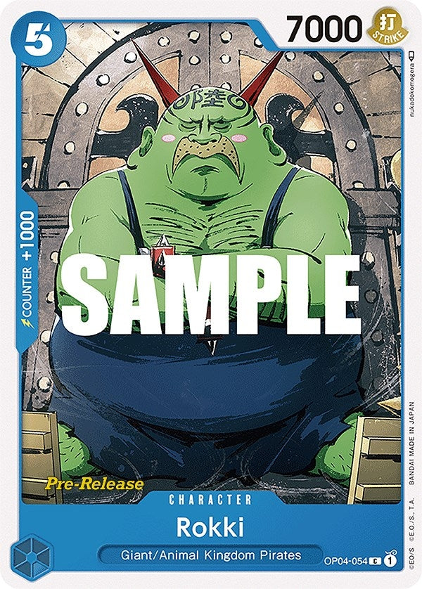 Image for Rokki (OP04-054) (Kingdoms of Intrigue Pre-Release Cards) (OP04 PRE) - One Piece Card Game