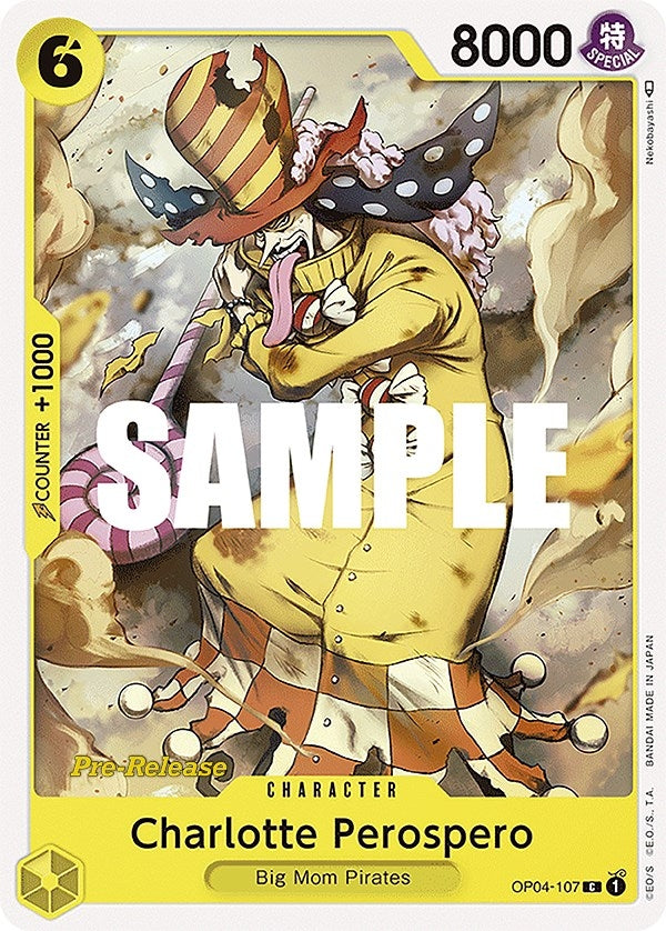 Image for Charlotte Perospero (OP04-107) (Kingdoms of Intrigue Pre-Release Cards) (OP04 PRE) - One Piece Card Game