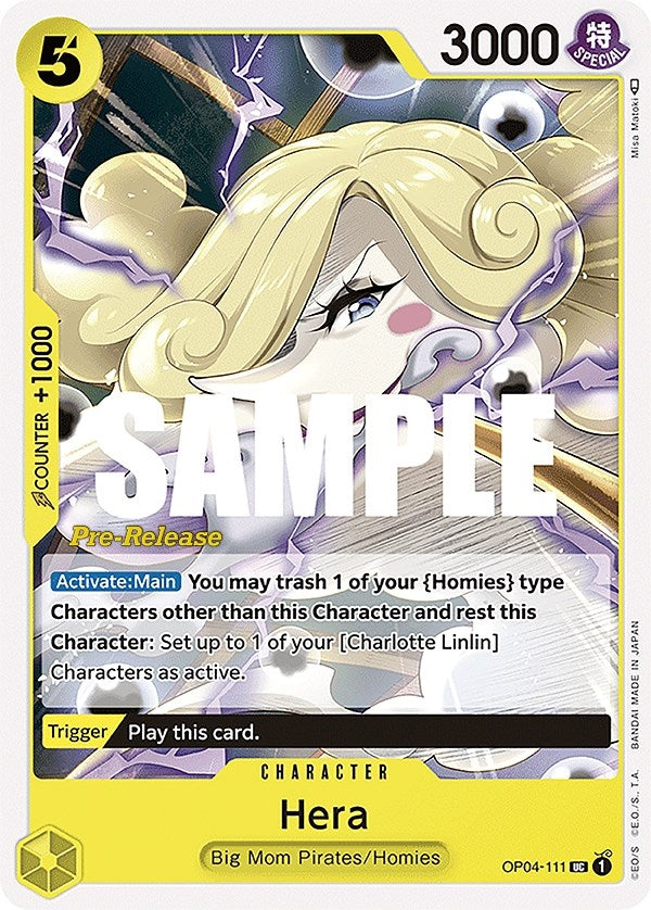 Image for Hera (OP04-111) (Kingdoms of Intrigue Pre-Release Cards) (OP04 PRE) - One Piece Card Game