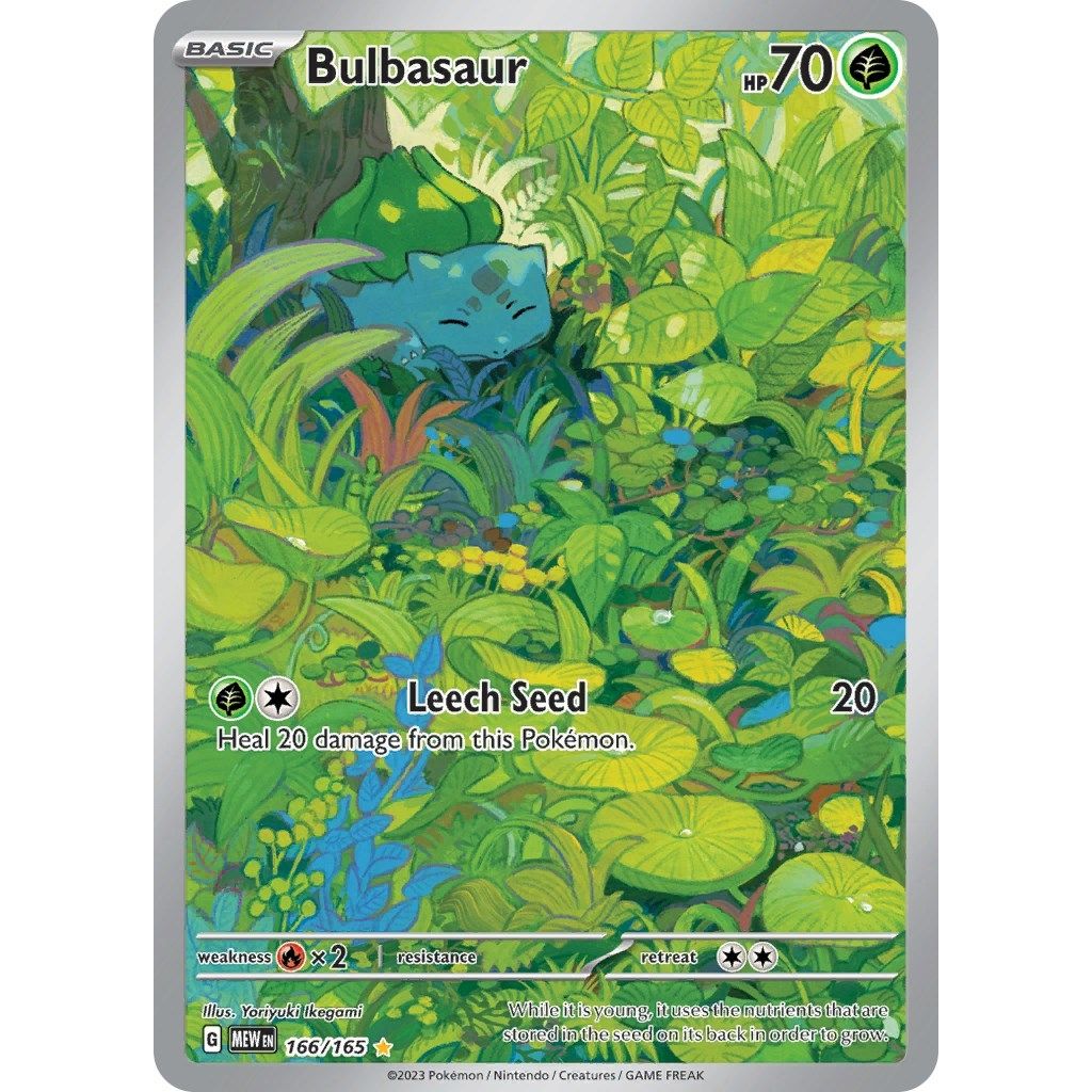 Image for Bulbasaur (166/165) (SV: Scarlet & Violet 151) - Pokemon