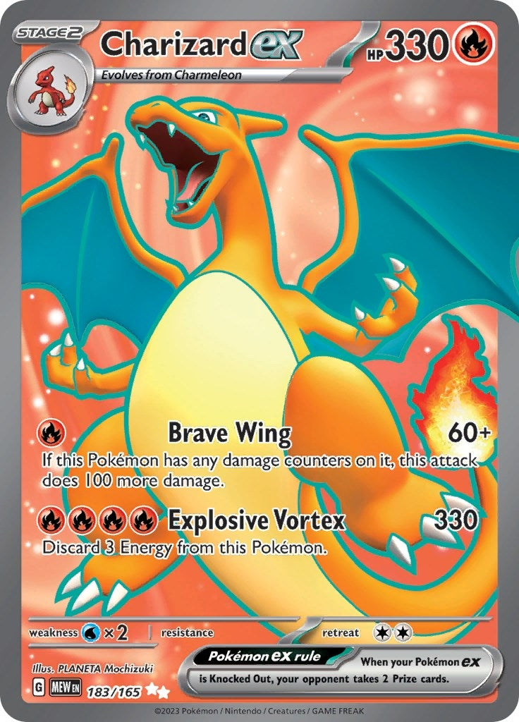 Charizard ex (183/165) (SV: Scarlet & Violet 151)