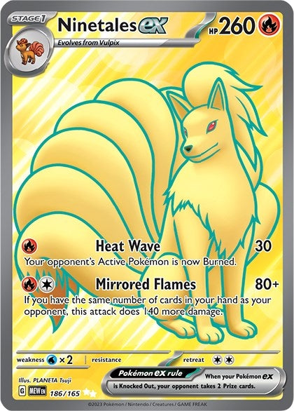 Ninetales ex (186/165) (SV: Scarlet & Violet 151) - PokeBox USA