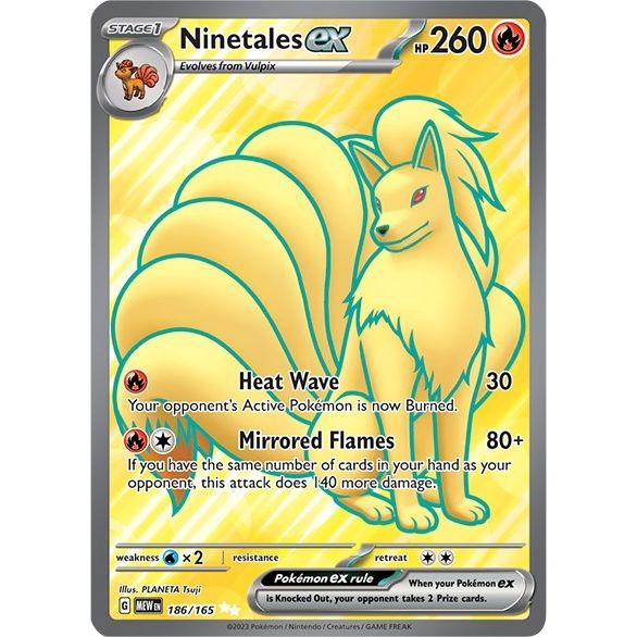 Ninetales ex (186/165) (SV: Scarlet & Violet 151) - PokeBox USA