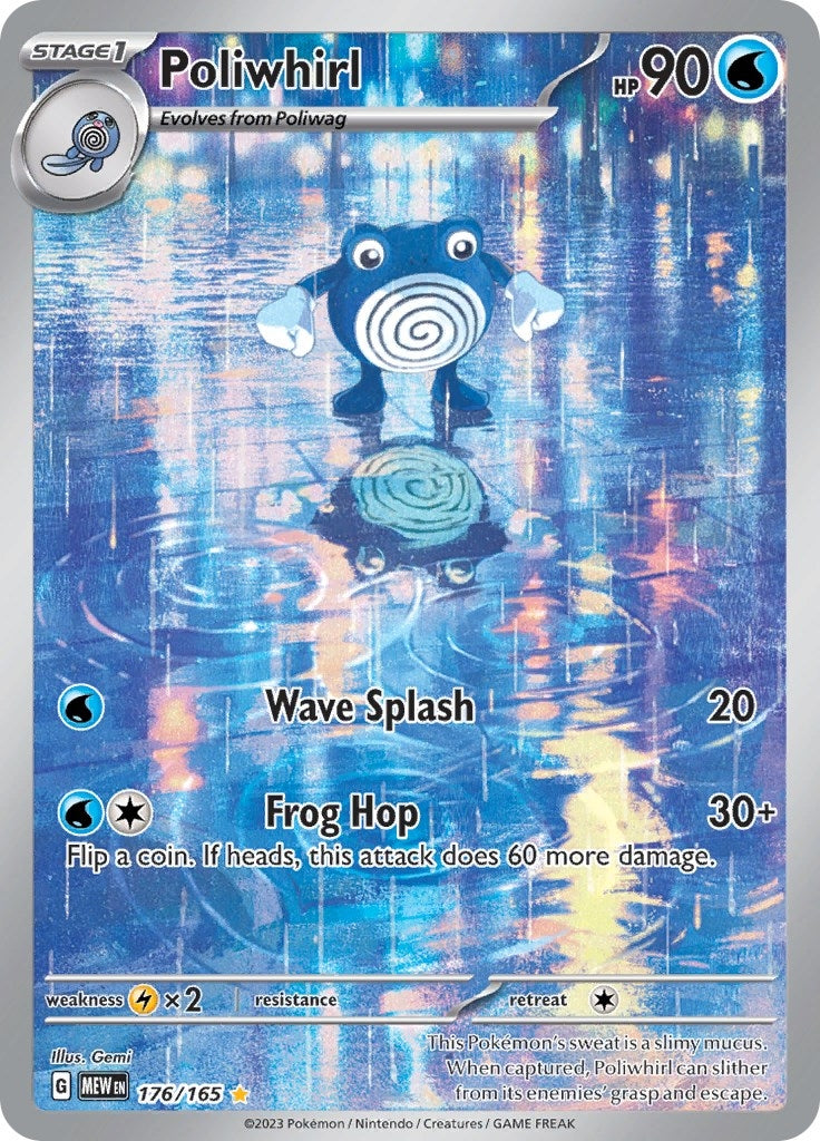 Image for Poliwhirl (176/165) (SV: Scarlet & Violet 151) (MEW) - Pokemon