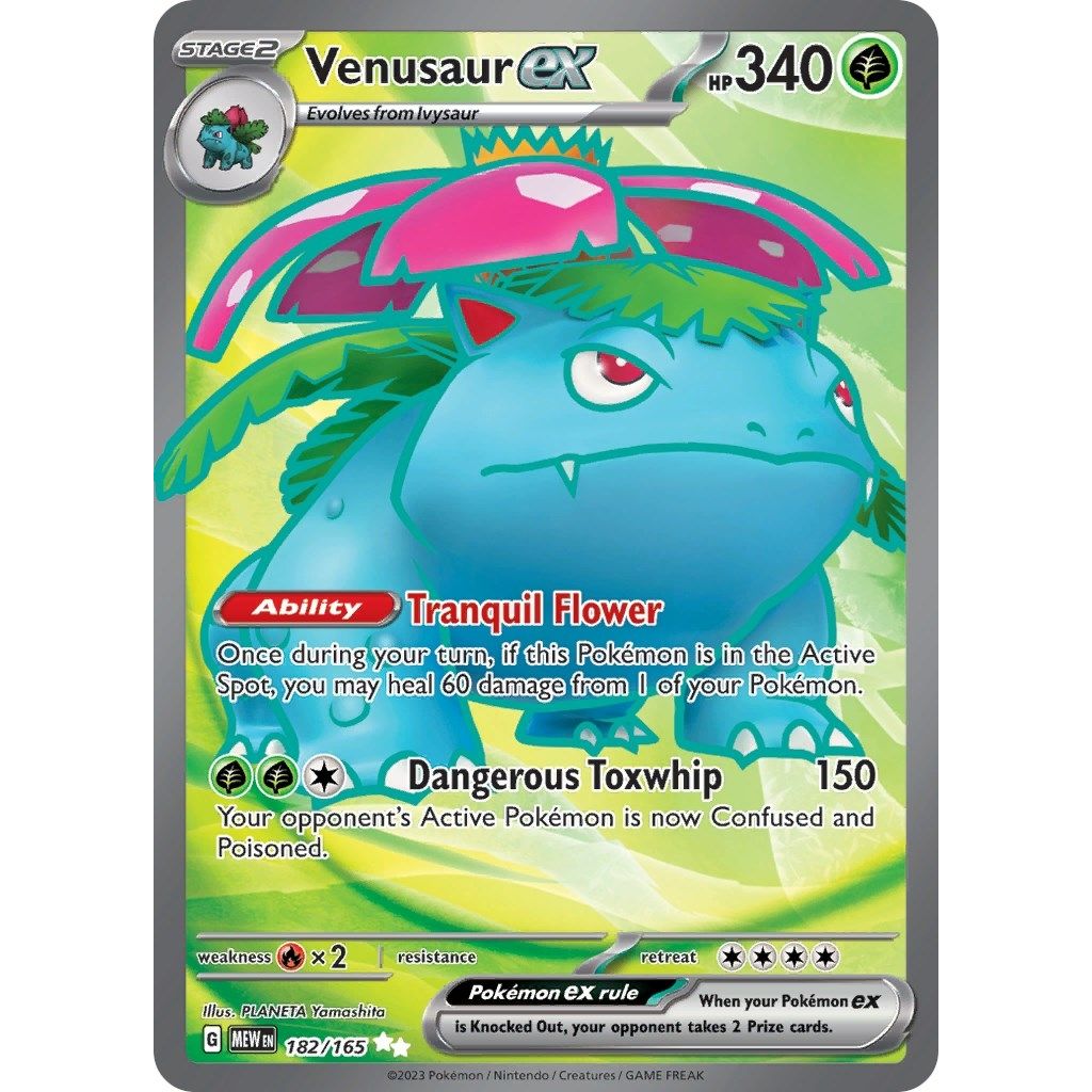 Venusaur ex (182/165) (SV: Scarlet & Violet 151) - PokeBox USA