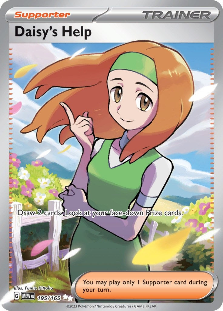 Daisy's Help (195/165) (SV: Scarlet & Violet 151) - PokeBox USA
