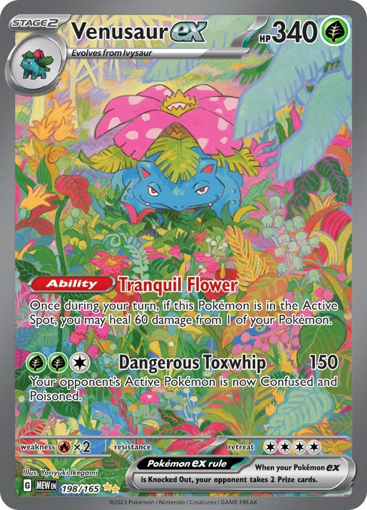 Venusaur ex (198/165) (SV: Scarlet & Violet 151) - PokeBox USA