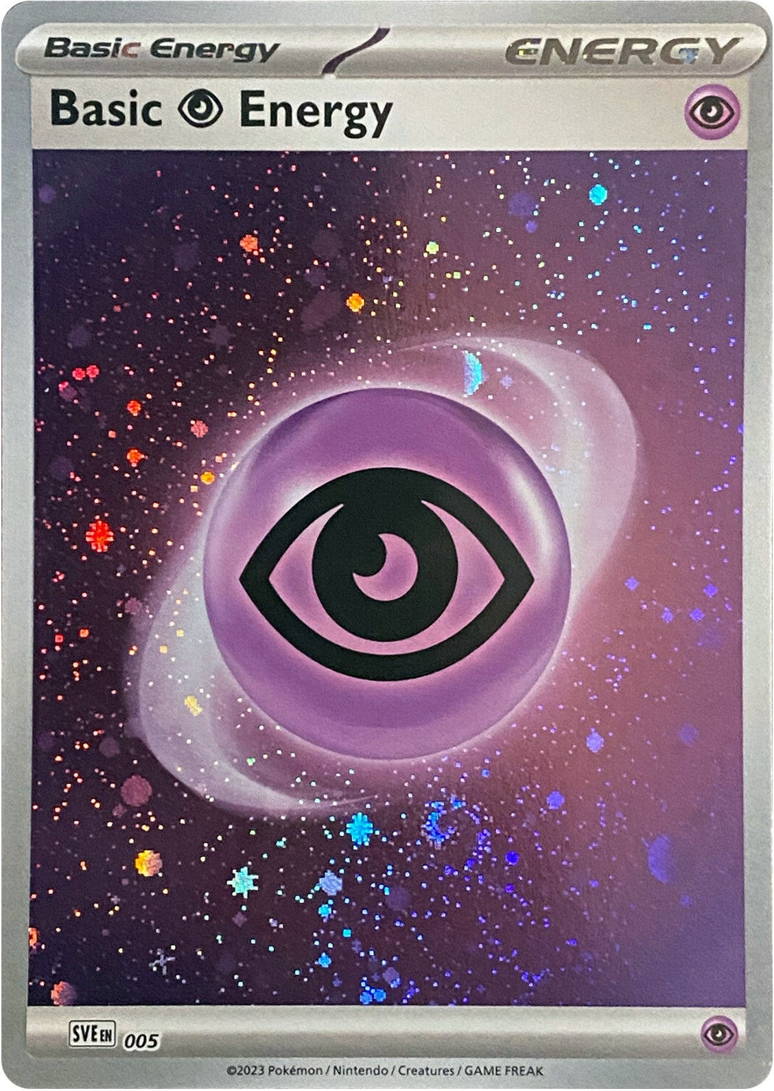 Image for Basic Psychic Energy (Cosmos Holo) (005) (SVE: Scarlet & Violet Energies) (SVE) - Pokemon