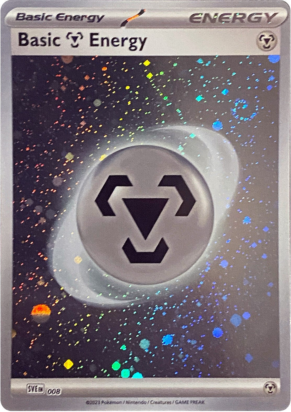 Image for Basic Metal Energy (Cosmos Holo) (008) (SVE: Scarlet & Violet Energies) (SVE) - Pokemon