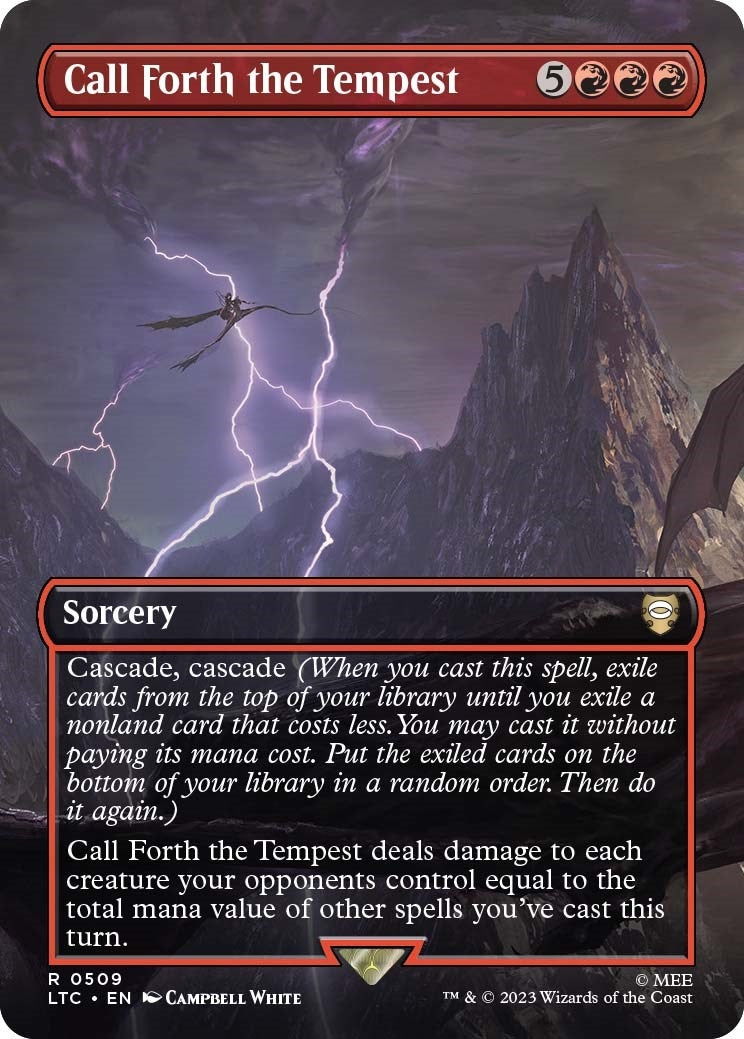Call Forth the Tempest (Borderless) (509) (The Lord of the Rings: Tales of Middle-earth)