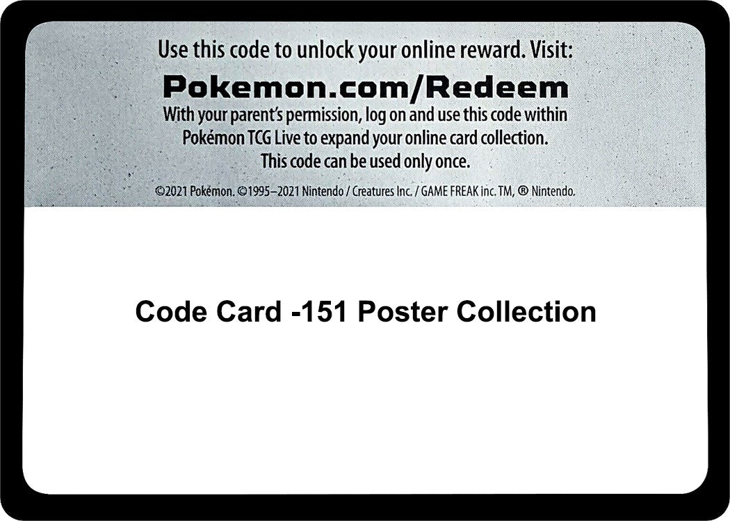 Image for Code Card -151 Poster Collection (SV: Scarlet & Violet 151) (MEW) - Pokemon