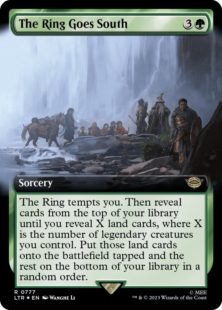 The Ring Goes South (Extended Art) (Surge Foil) (777) (Universes Beyond: The Lord of the Rings: Tales of Middle-earth)