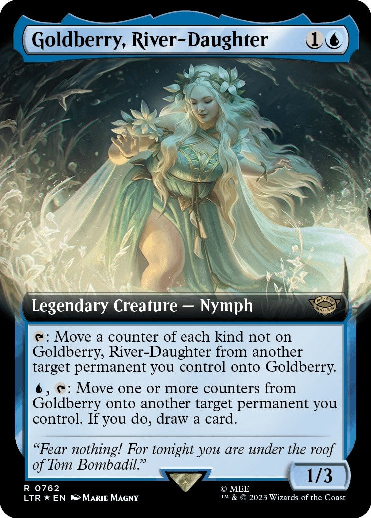 Goldberry, River-Daughter (Extended Art) (Surge Foil) (762) (Universes Beyond: The Lord of the Rings: Tales of Middle-earth)