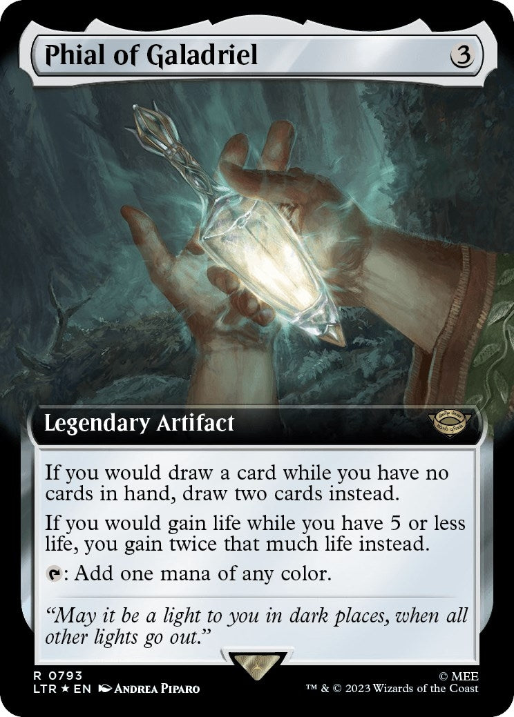 Phial of Galadriel (Extended Art) (Surge Foil) (793) (Universes Beyond: The Lord of the Rings: Tales of Middle-earth)