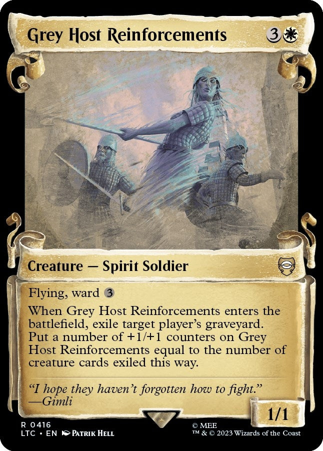 Grey Host Reinforcements (Showcase Scrolls) (416) (The Lord of the Rings: Tales of Middle-earth)