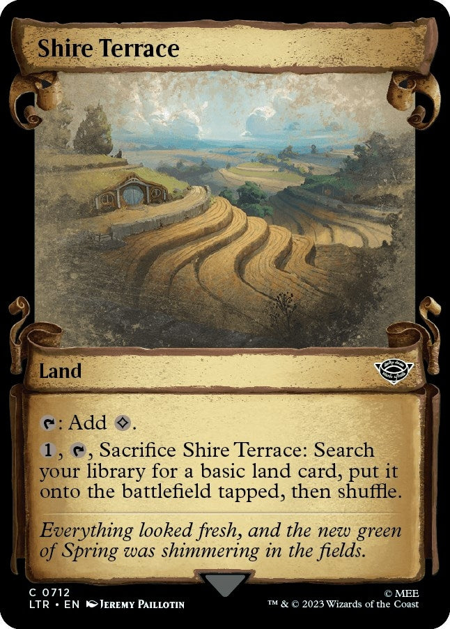 Shire Terrace (Showcase Scrolls) (712) (Universes Beyond: The Lord of the Rings: Tales of Middle-earth)