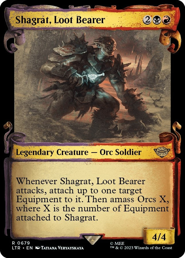 Shagrat, Loot Bearer (Showcase Scrolls) (679) (Universes Beyond: The Lord of the Rings: Tales of Middle-earth)