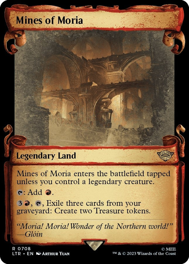 Mines of Moria (Showcase Scrolls) (708) (Universes Beyond: The Lord of the Rings: Tales of Middle-earth)