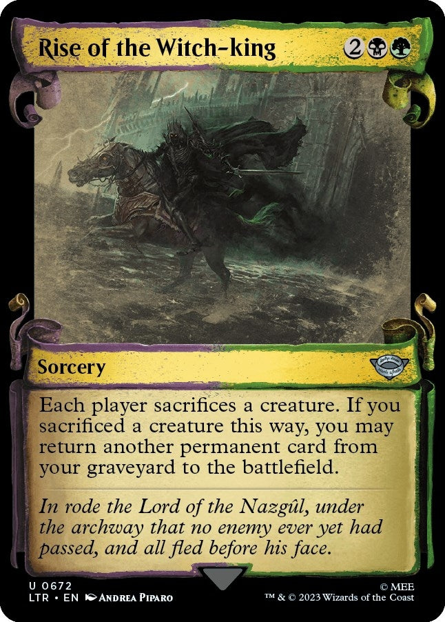 Rise of the Witch-king (Showcase Scrolls) (672) (Universes Beyond: The Lord of the Rings: Tales of Middle-earth)