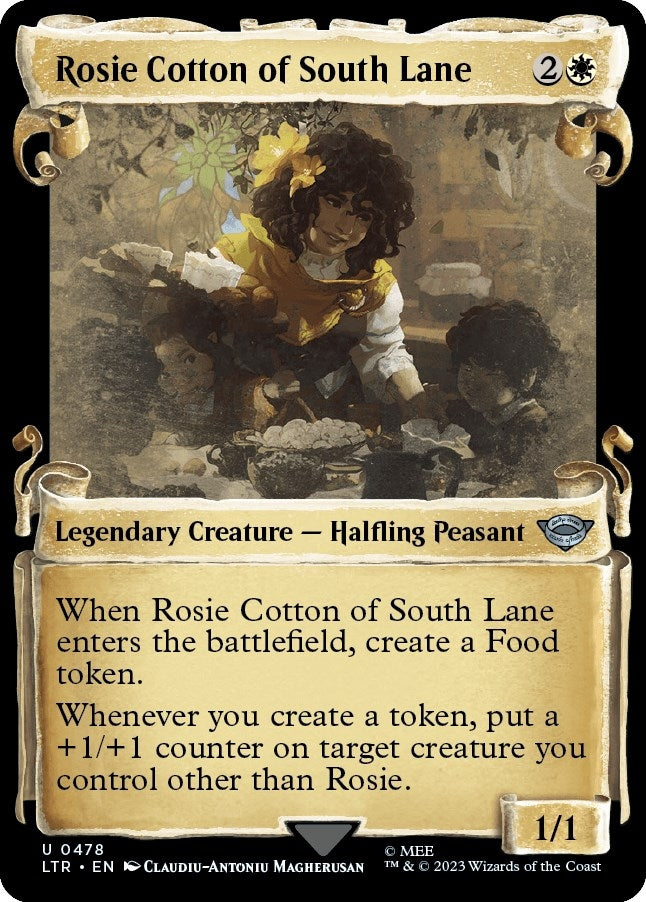 Rosie Cotton of South Lane (Showcase Scrolls) (478) (Universes Beyond: The Lord of the Rings: Tales of Middle-earth)