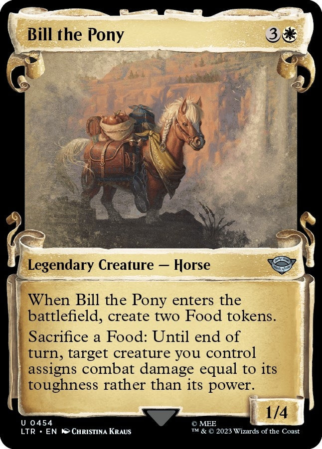 Bill the Pony (Showcase Scrolls) (454) (Universes Beyond: The Lord of the Rings: Tales of Middle-earth)