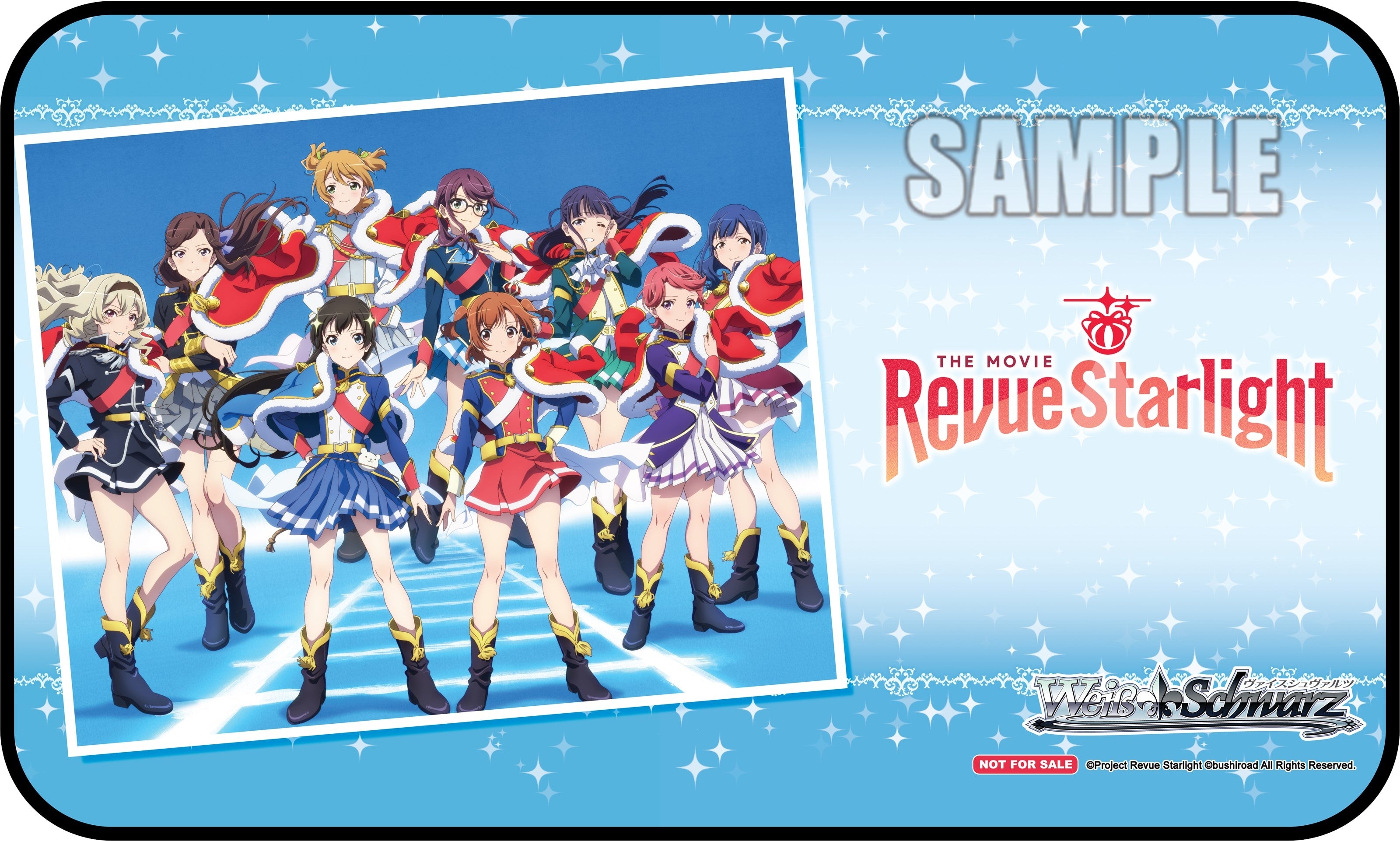 Image for Weiss Schwarz Preorder Stitched Playmat - Revue Starlight The Movie - Playmats