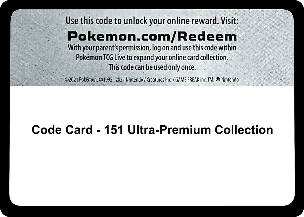 Image for Code Card - 151 Ultra-Premium Collection (SV: Scarlet & Violet 151) (MEW) - Pokemon