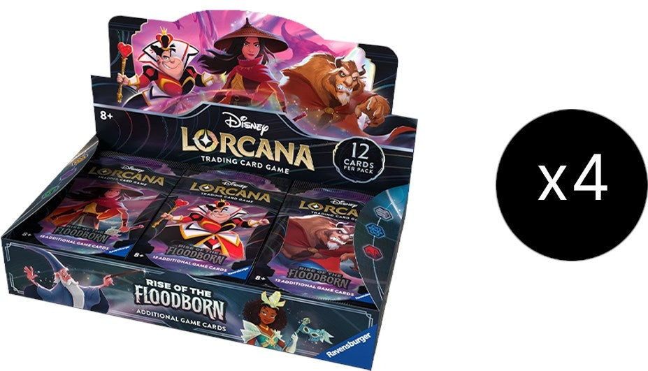 Image for Disney Lorcana: Rise of the Floodborn Booster Box Case - Disney Lorcana