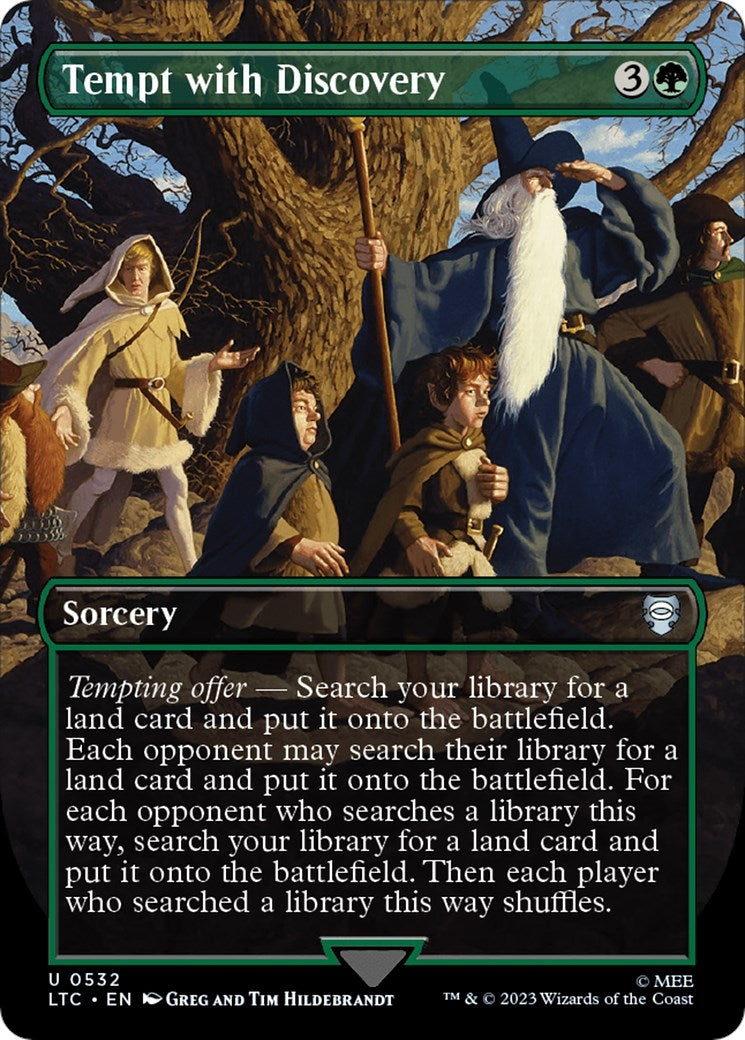 Tempt with Discovery (Borderless) (532) (The Lord of the Rings: Tales of Middle-earth)