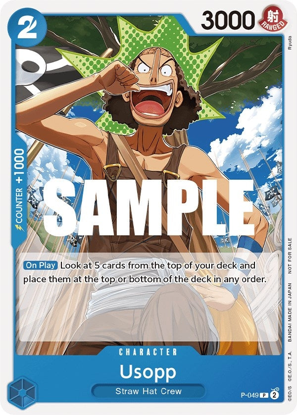 Image for Usopp (Sealed Battle Kit Vol. 1) (P-049) (One Piece Promotion Cards) (OP-PR) - One Piece Card Game