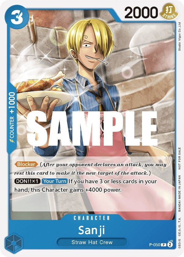 Image for Sanji (Sealed Battle Kit Vol. 1) (P-050) (One Piece Promotion Cards) (OP-PR) - One Piece Card Game