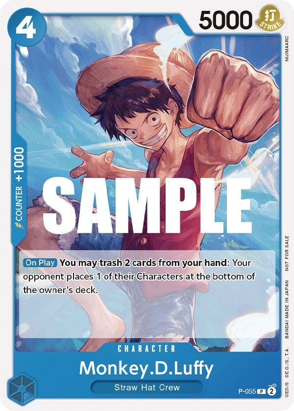 Image for Monkey.D.Luffy (055) (Sealed Battle Kit Vol. 1) (P-055) (One Piece Promotion Cards) (OP-PR) - One Piece Card Game