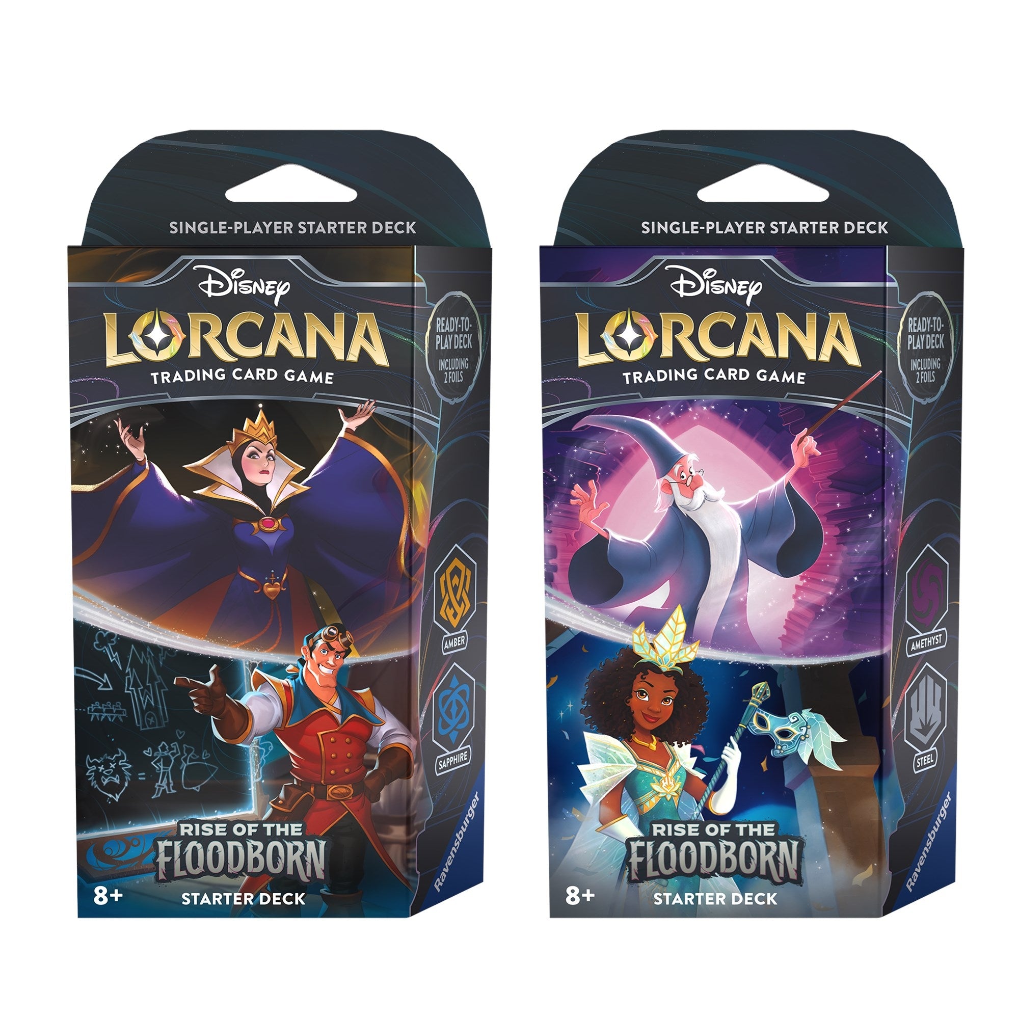 Image for Disney Lorcana: Rise of the Floodborn Starter Deck [Set of 2] - Disney Lorcana