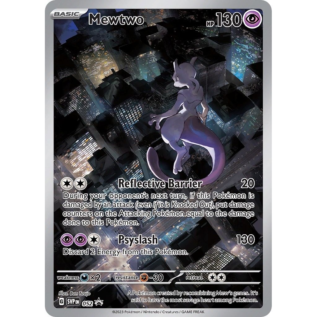 Mewtwo - 052 (052) (SV: Scarlet & Violet Promo Cards) - PokeBox USA