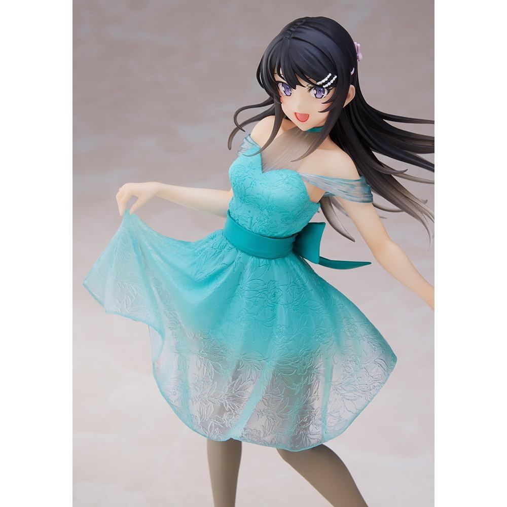 Taito: Rascal Does Not Dream of Bunny Girl Mai Sakurajima (Clear Dress Ver.) Coreful Figure - PokeBox USA