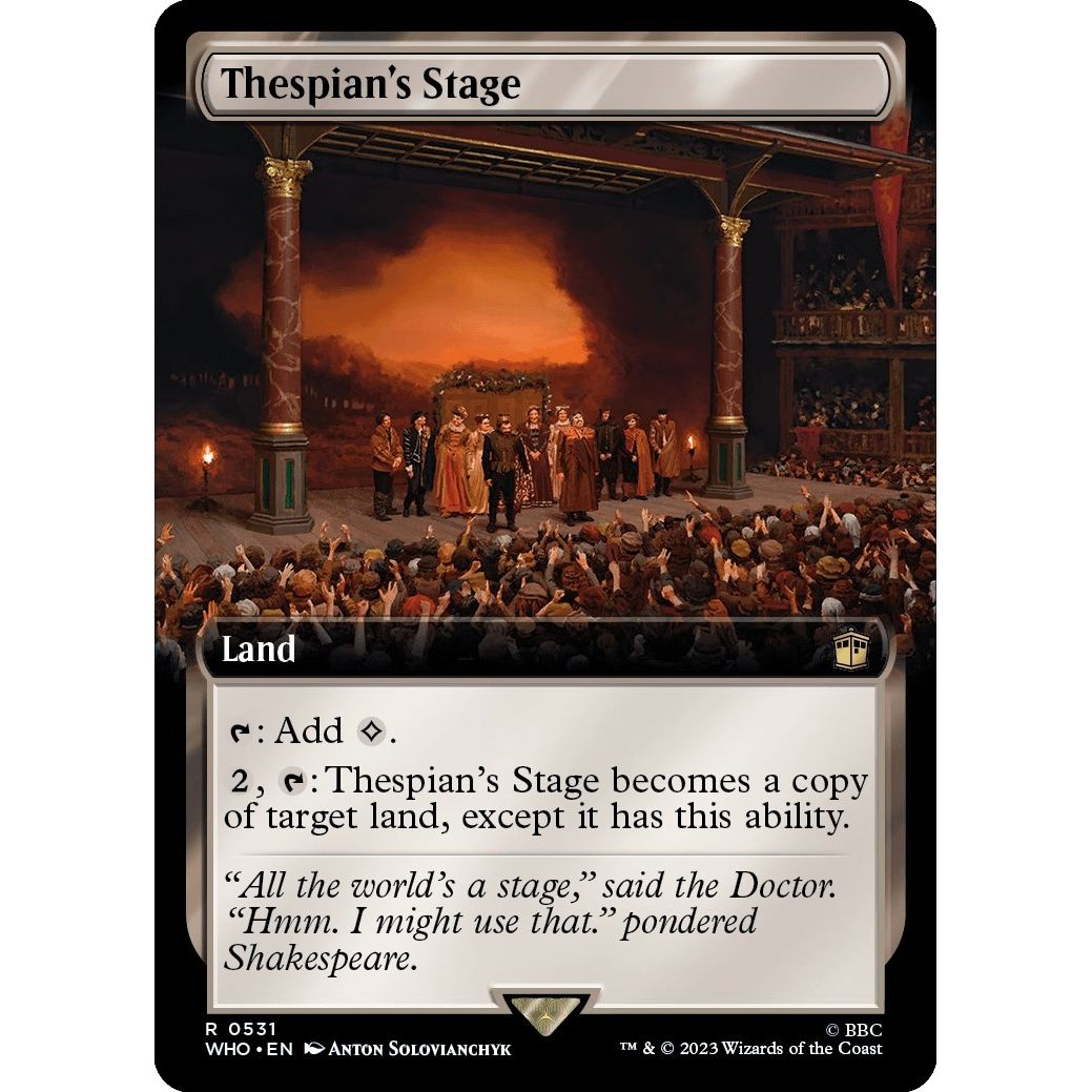 Thespian's Stage (Extended Art) (531) (Universes Beyond: Doctor Who) - PokeBox USA