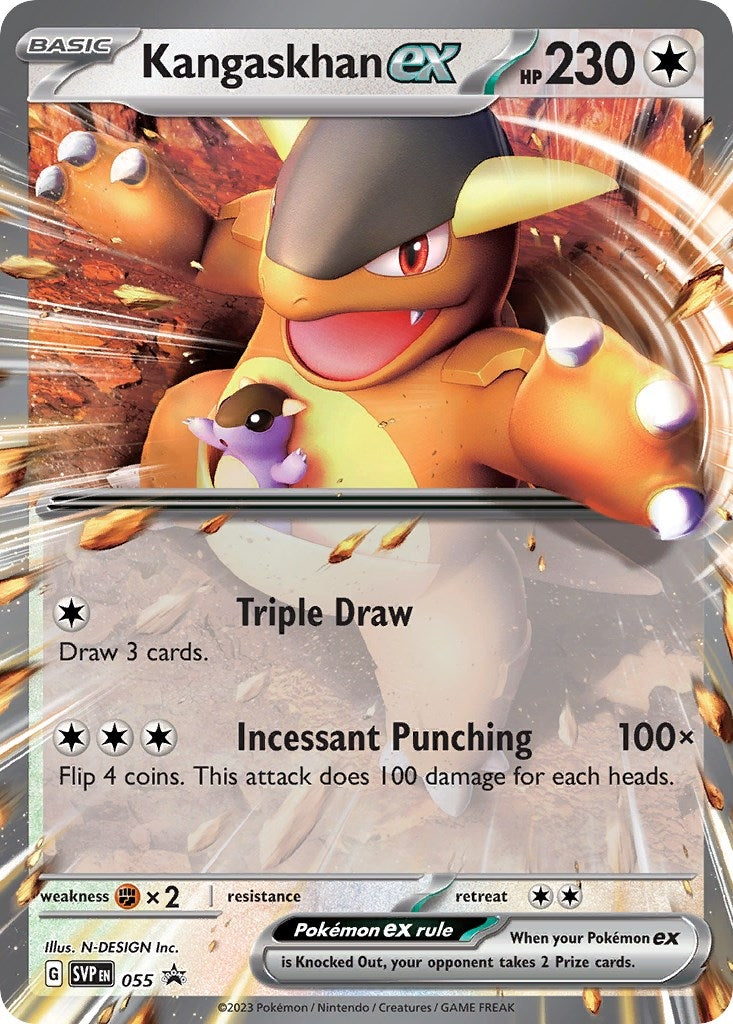 Image for Kangaskhan ex - 055 (055) (SV: Scarlet & Violet Promo Cards) (SVP) - Pokemon
