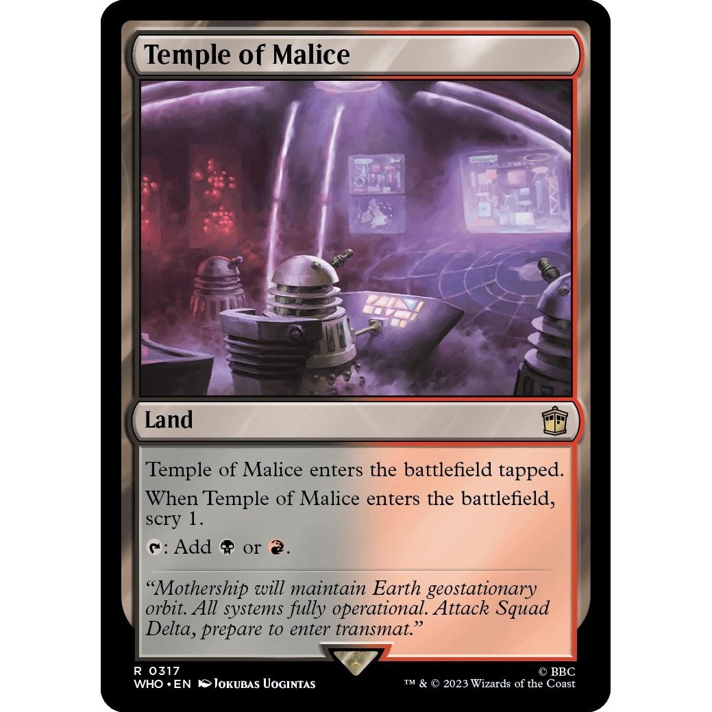 Temple of Malice (317) (Universes Beyond: Doctor Who) - PokeBox USA