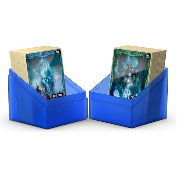 Ultimate Guard Boulder Deck Case 100+ Standard Size Sapphire Deck Box - PokeBox USA