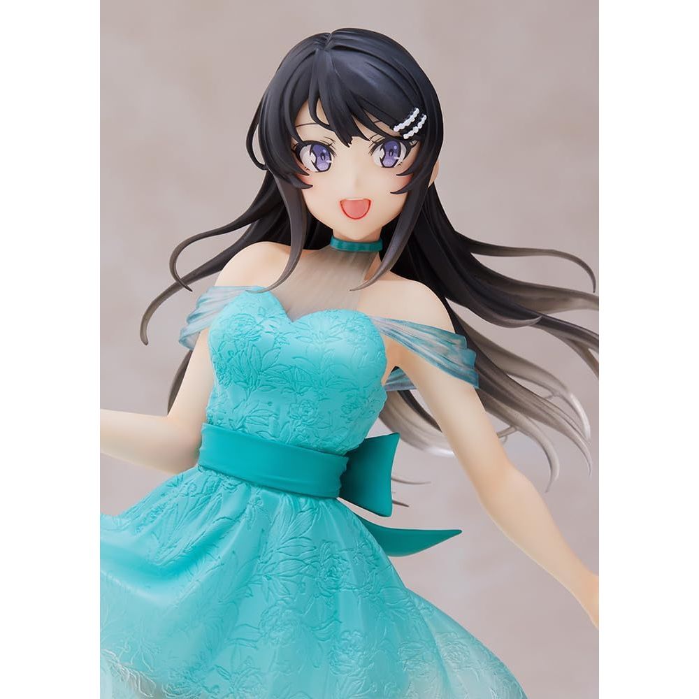 Taito: Rascal Does Not Dream of Bunny Girl Mai Sakurajima (Clear Dress Ver.) Coreful Figure - PokeBox USA