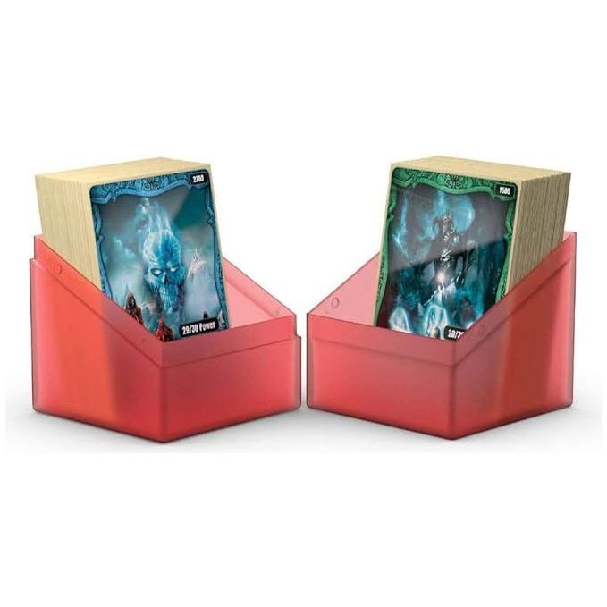 Ultimate Guard Boulder Deck Case 100+ Standard Size Ruby Deck Box - PokeBox USA