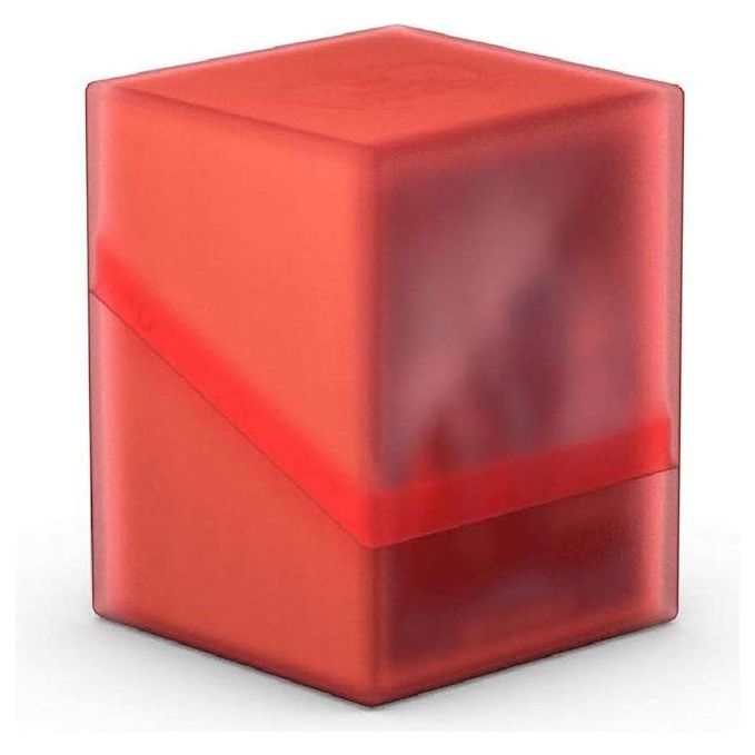 Ultimate Guard Boulder Deck Case 100+ Standard Size Ruby Deck Box - PokeBox USA