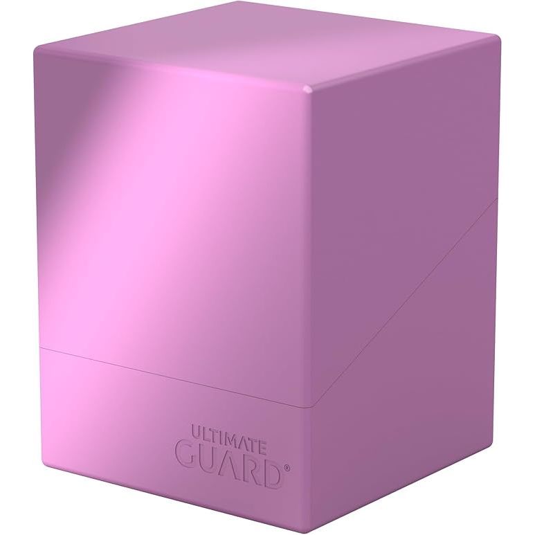 Ultimate Guard Boulder Deck Case 100+ Standard Size Solid Lavender Deck Box - PokeBox USA