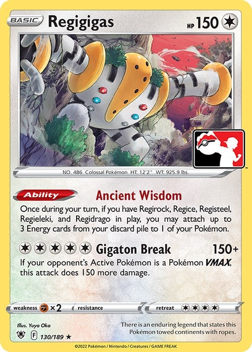 Image for Regigigas (130/189) (Prize Pack Series Cards) - Pokemon