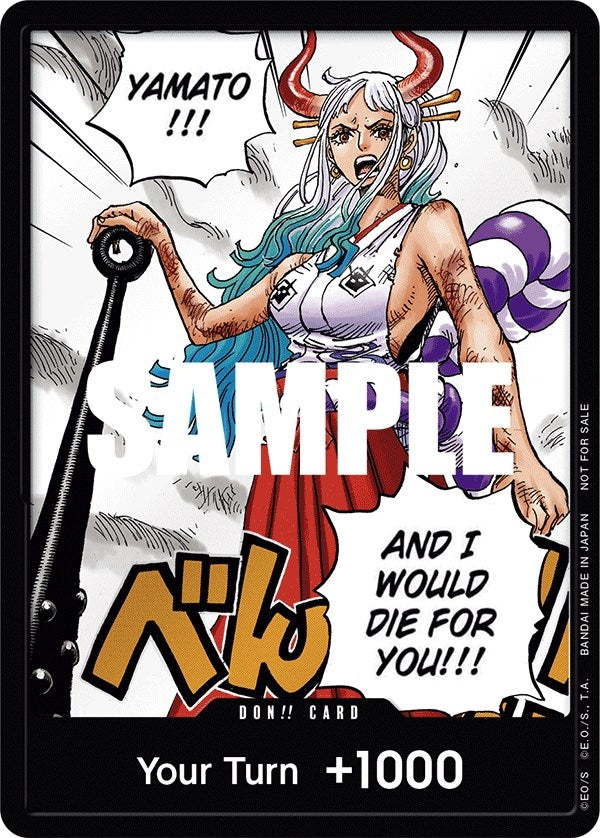 Image for DON!! Card (Yamato) (1st Anniversary DON!! Card Pack) (One Piece Promotion Cards) (OP-PR) - One Piece Card Game