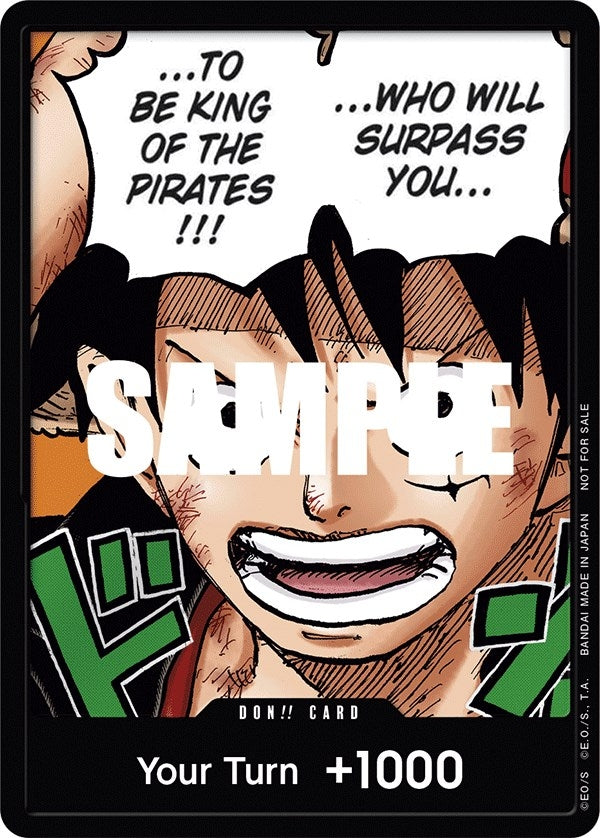 Image for DON!! Card (Monkey.D.Luffy) (1st Anniversary DON!! Card Pack) (One Piece Promotion Cards) (OP-PR) - One Piece Card Game