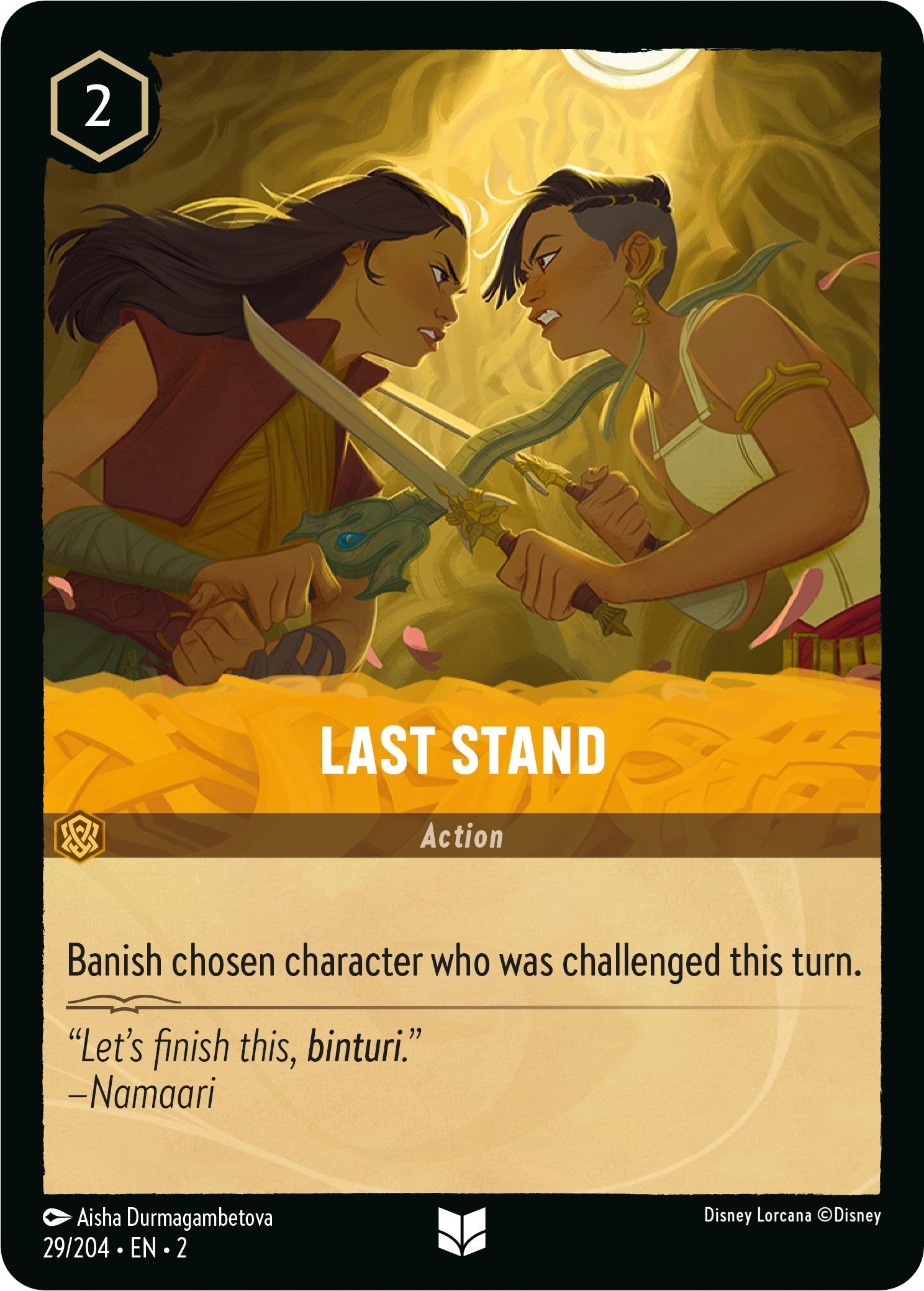 Image for Last Stand (29/204) (Rise of the Floodborn) (2) - Disney Lorcana