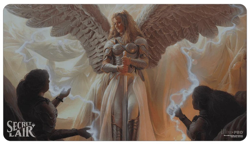 Image for Secret Lair Spookydrop 2023: Serra Angel Standard Gaming Playmat for Magic: The Gathering - Playmats